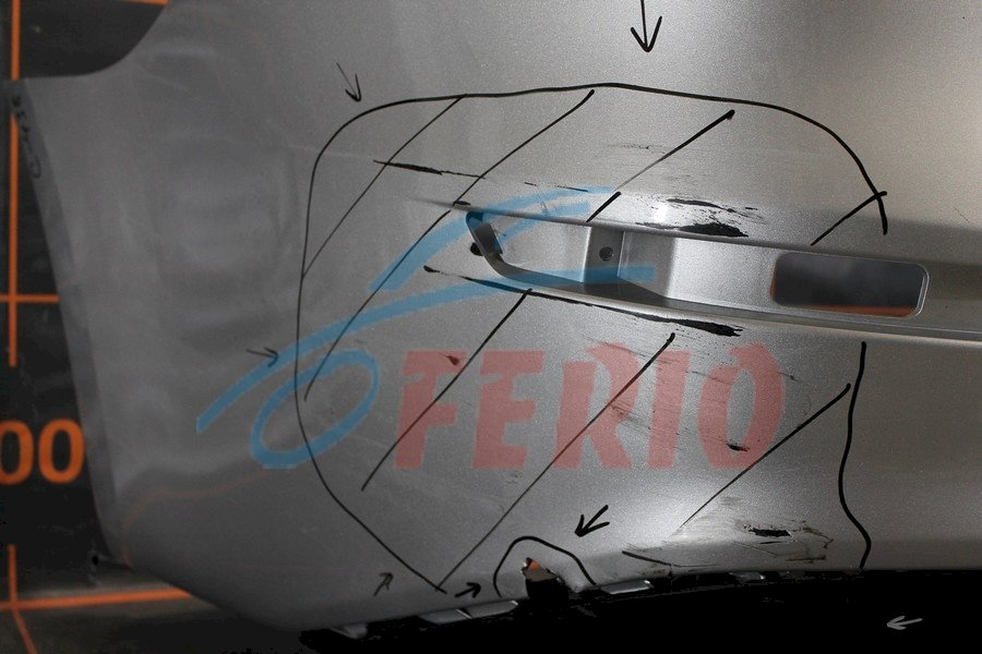 Бампер задний для Kia Rio (QB rest) 1.6 (G4FC 123hp) FWD MT Бампер задний для Kia Rio (QB rest) 1.6 (G4FC 123hp) FWD MT